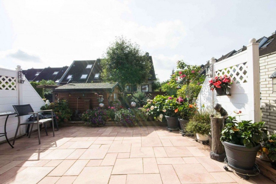 Terrasse Reiheneckhaus Bremen
