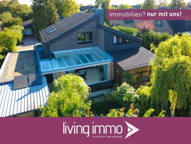 Hausansicht Ganderkesee Einfamilienhaus Wundersch�nes Einfamilienhaus in Ganderkesee mit traumhaftem Garten und vielen Extras