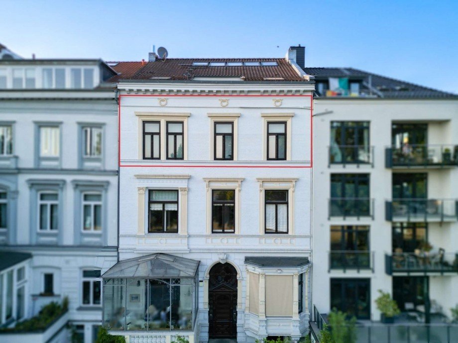 Vorderansicht Etagenwohnung Bremen