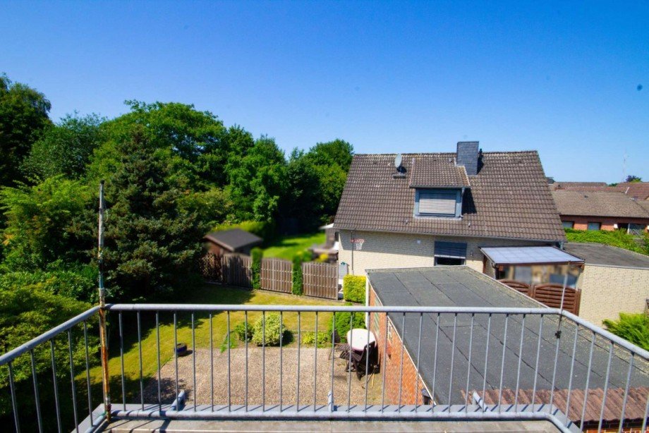 Blick vom Balkon Haus Oldenburg