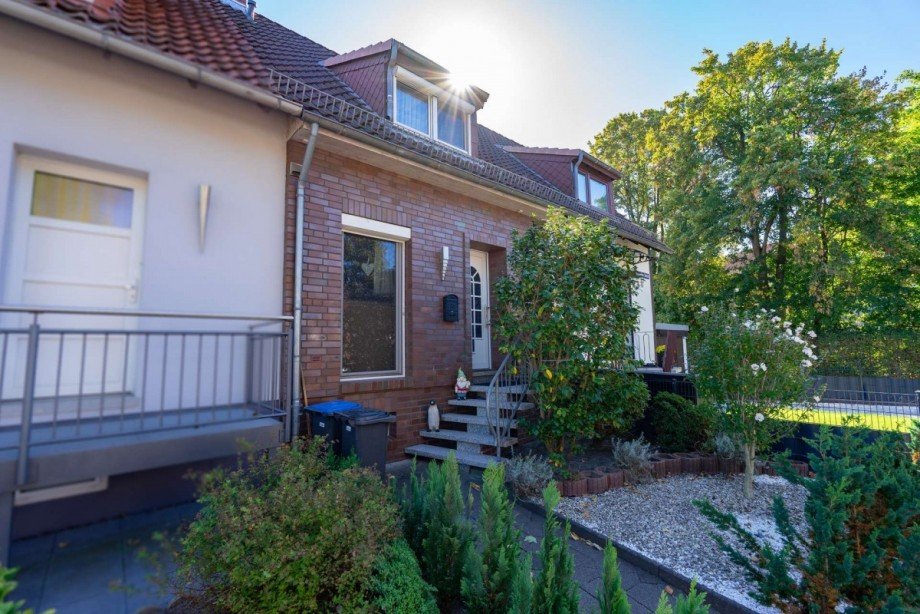 Vorgarten Reihenmittelhaus Bremen
