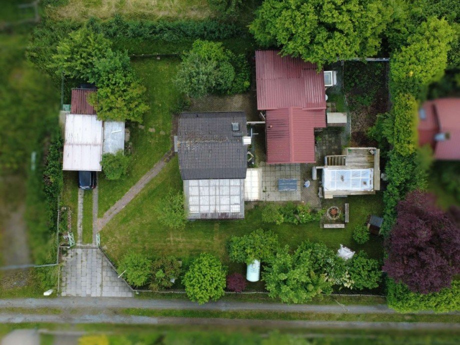 Vogelperspektive Ferienhaus Sande
