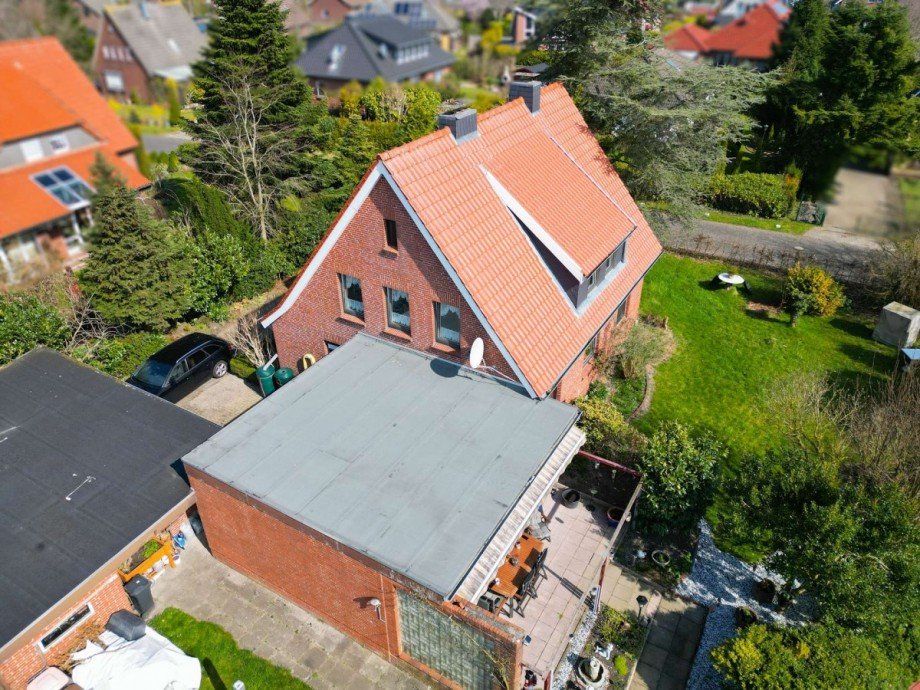 R�ckansicht 2 Einfamilienhaus Wangerland