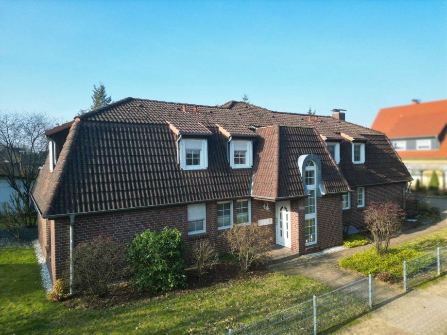 Seitenansicht Dachgeschosswohnung Soltau