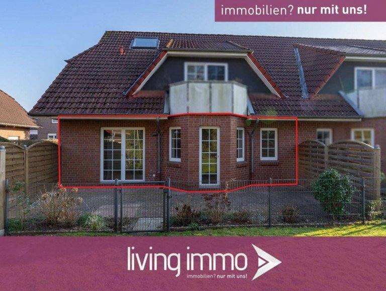 Hausansicht Oldenburg Erdgeschosswohnung Moderne Erdgeschosswohnung mit Terrasse und vielen Extras