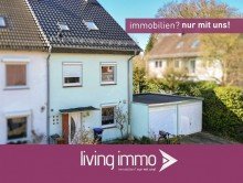 Vorderansicht Raumwunder Reihenendhaus mit Garage und Garten in Bremen-Lesum