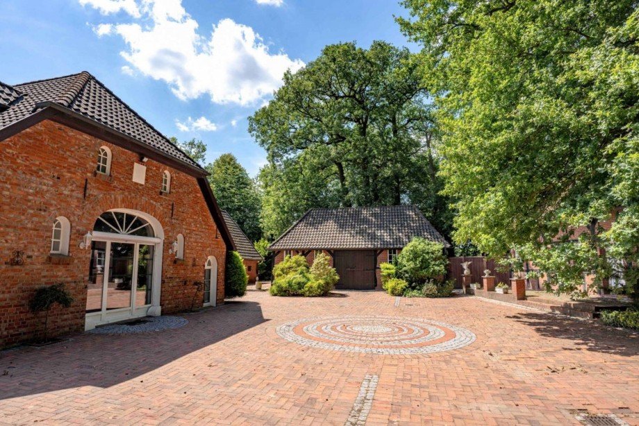 Innenhof Haus Hude
