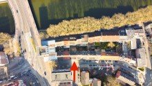 Vogelperspektive Zentrale 2-Zimmer Wohnung mit S�dbalkon in Bremen