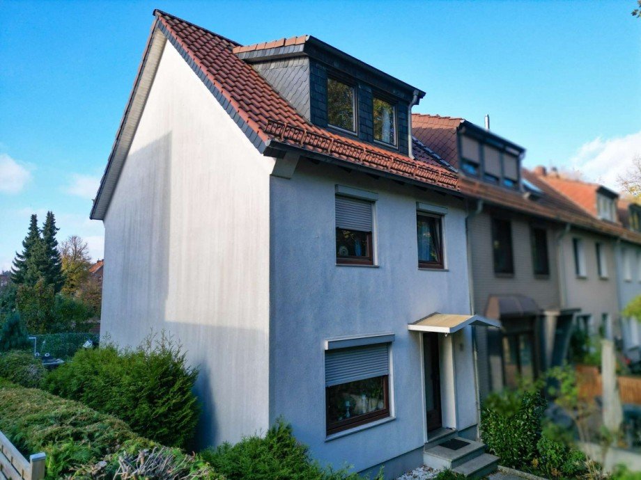 Vorderansicht Reihenendhaus Bremen