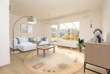 Wohnzimmer Raumwunder Reihenendhaus mit Garage und Garten in Bremen-Lesum