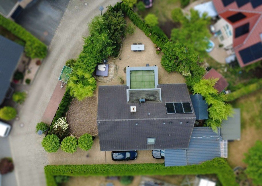 Vogelperspektive Einfamilienhaus Lotte
