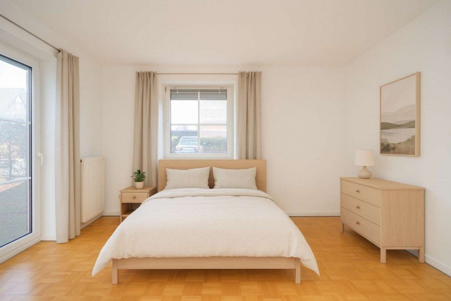 Schlafzimmer 1/2 Erdgeschosswohnung Ritterhude
