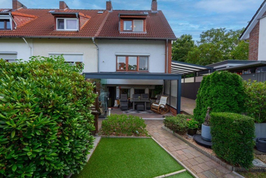 Hausansicht hinten Reihenendhaus Bremen