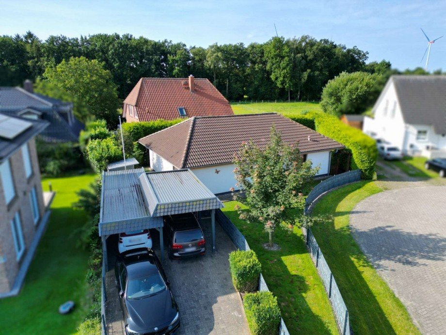 Luftansicht Einfamilienhaus Bad Bramstedt