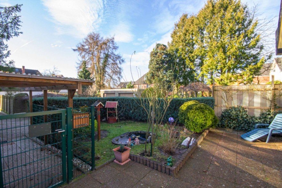 Terrasse Doppelhaush�lfte Bremen