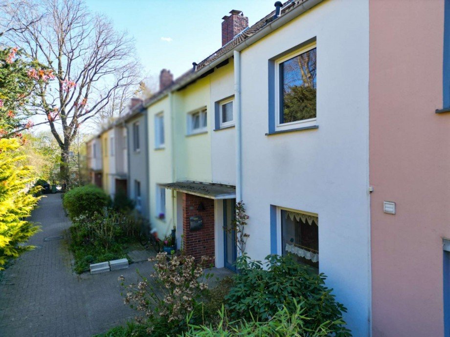Vorderansicht Reihenmittelhaus Oldenburg