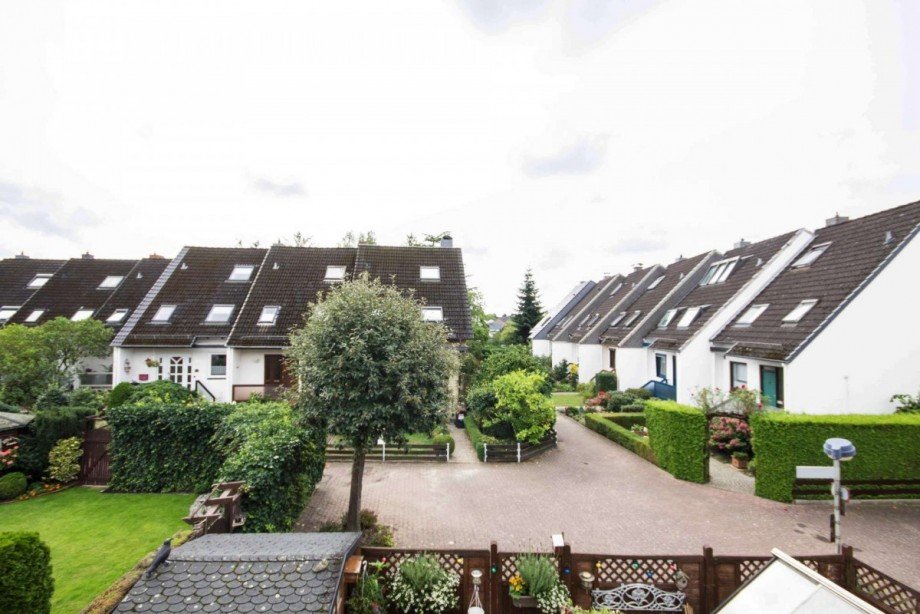 Blick vom Balkon Reiheneckhaus Bremen