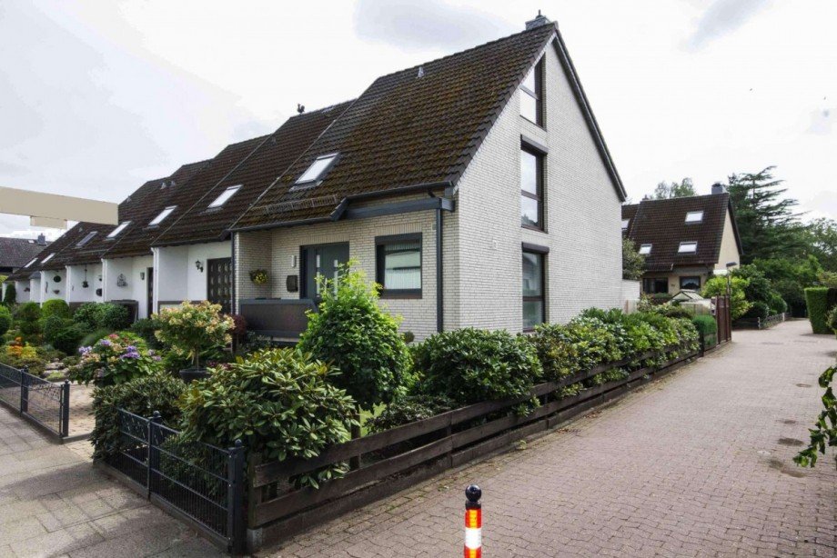 Seitenansicht Reiheneckhaus Bremen