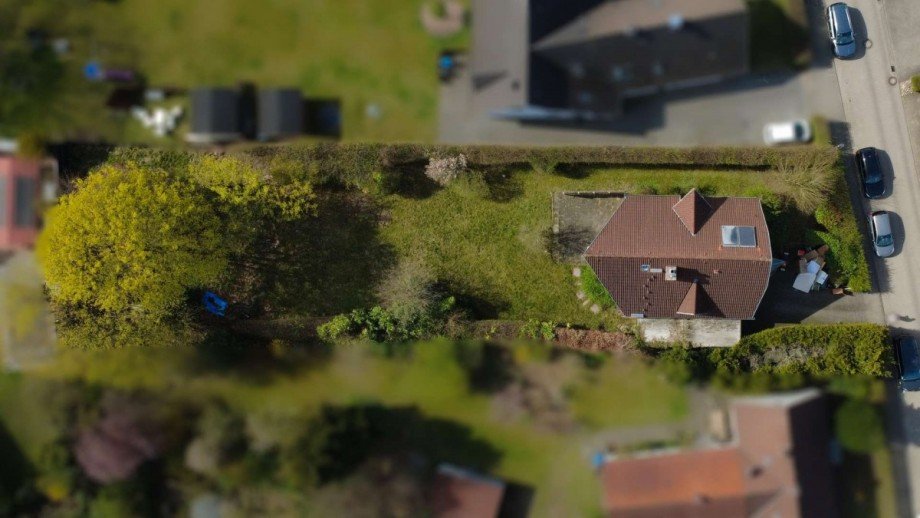 Vogelperspektive Einfamilienhaus Ritterhude