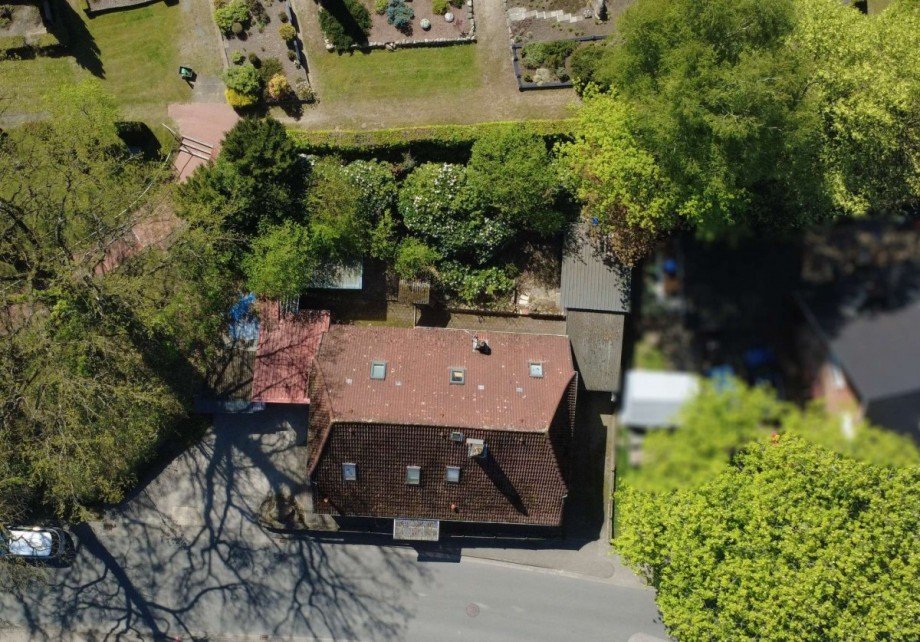 Vogelperspektive Zweifamilienhaus Harsefeld