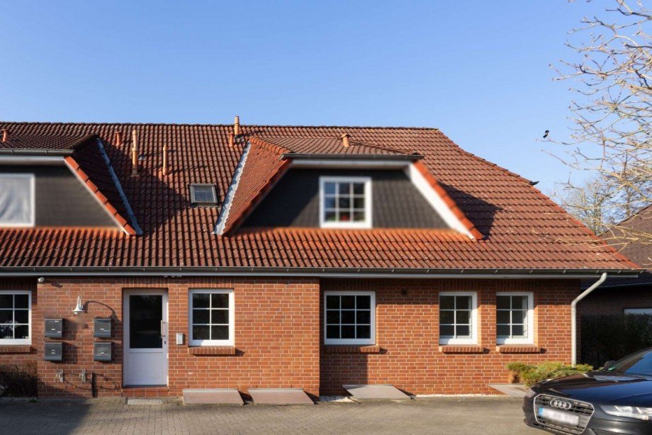 Vorderansicht Erdgeschosswohnung Oldenburg