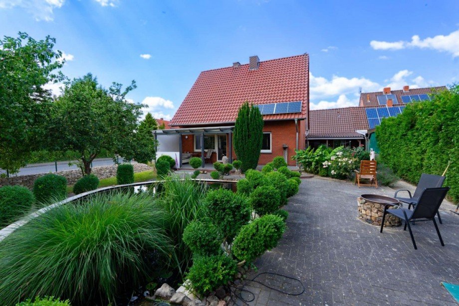 R�ckansicht Einfamilienhaus Affinghausen