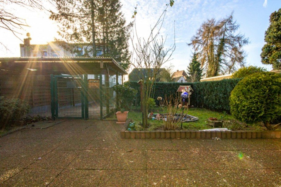 Terrasse Doppelhaush�lfte Bremen