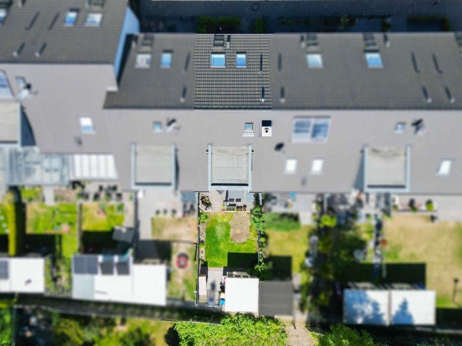 Vogelperspektive Reihenmittelhaus Bremen
