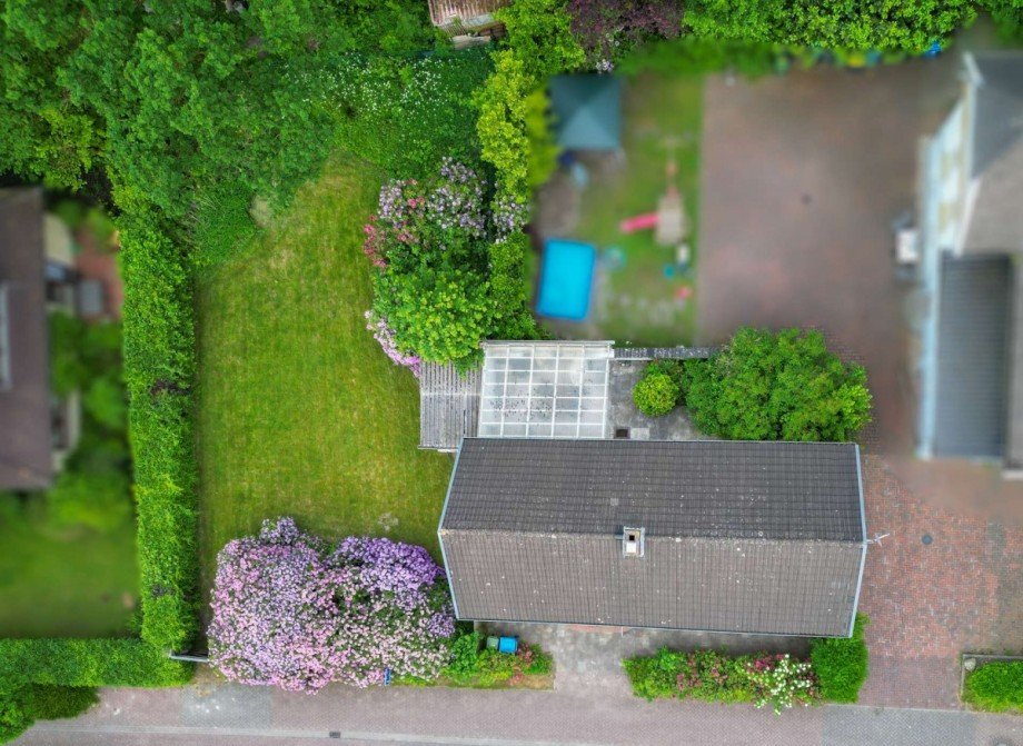 Vogelperspektive Einfamilienhaus Aurich
