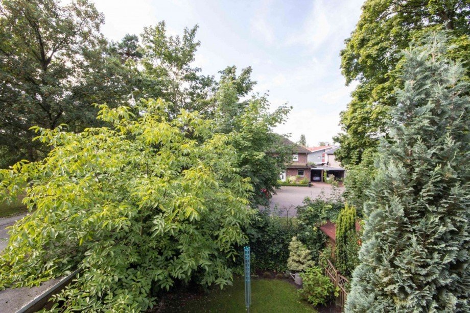Blick vom Balkon Maisonettewohnung Oldenburg