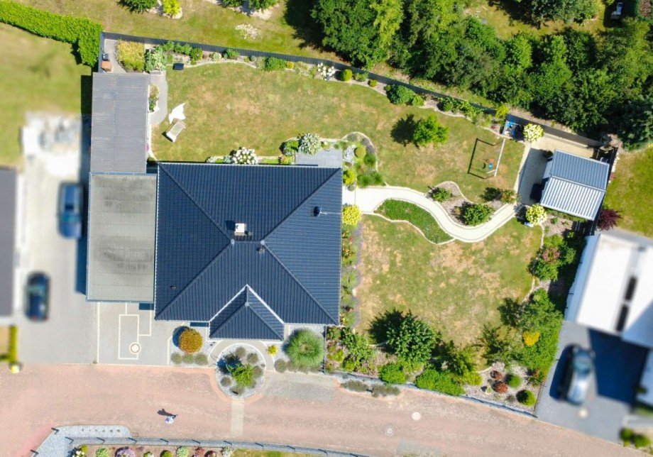Luftaufnahme Einfamilienhaus Asendorf